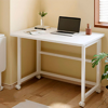 Imagen de Escritorio MDF Metal Plegable con Ruedas 100cm Blanco