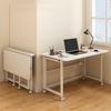 Imagen de Escritorio MDF Metal Plegable con Ruedas 100cm Blanco