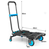 Imagen de Carro de Carga 2 en 1 Plegable Hasta 150Kg 4 Ruedas