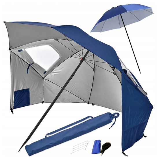 Imagen de Sombrilla Carpa 2 en 1 Proteccion UV con Estacas