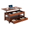 Imagen de Mesa Ratona Cajones + Compartimento Oculto 100x50cm