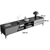Imagen de Rack TV Minimalista 160cm 3 Cajones 3 Estantes