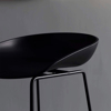 Imagen de Taburete Alto Negro Minimalista Industrial Hierro 85cm
