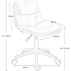 Imagen de Silla De Oficina Escritorio con Ruedas y Altura Regulable