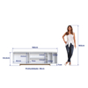 Imagen de Rack TV Nomad Minimalista 1 Puerta 4 Estantes