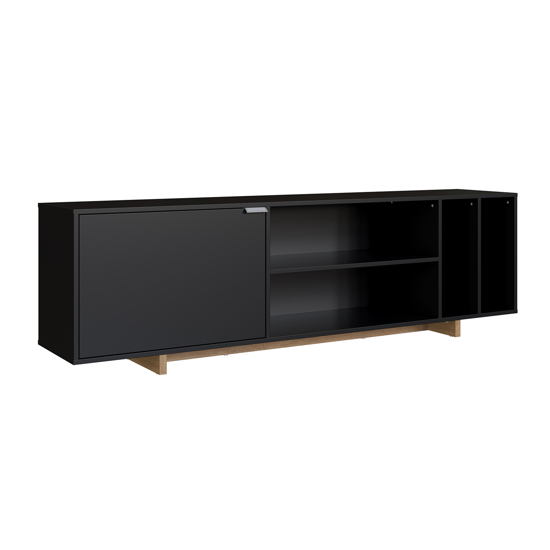 Imagen de Rack TV Nomad Minimalista 1 Puerta 4 Estantes