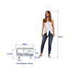 Imagen de Mesa Ratona Nomad Minimalista Blanca Y Miel 60x45x32 cm