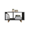 Imagen de Mesa Ratona Nomad Minimalista Negra Y Miel 60x45x32 cm