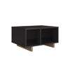 Imagen de Mesa Ratona Nomad Minimalista Negra Y Miel 60x45x32 cm