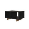 Imagen de Mesa Ratona Nomad Minimalista Negra Y Miel 60x45x32 cm