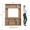 Imagen de Rack TV Sofia 2 Puertas 2 Estantes 184x134.9x36.3cm