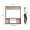 Imagen de Rack TV Painel Minimalista 180.5x160x36cm
