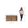 Imagen de Rack TV Granafa Miel 135x68.5x36.5cm