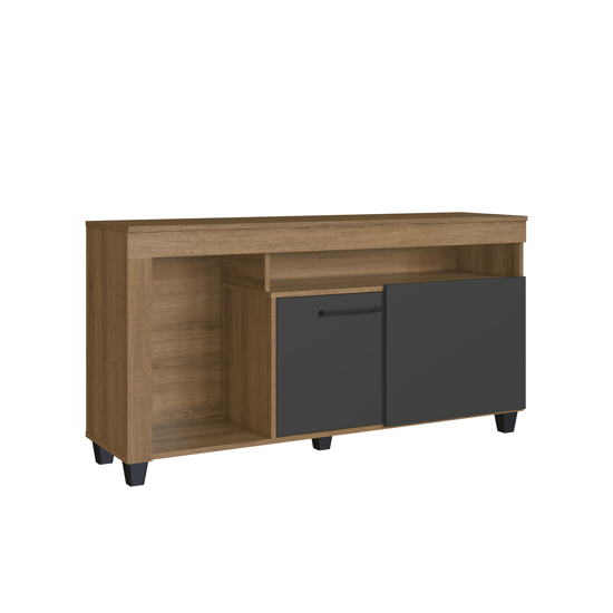 Imagen de Rack TV Nepal Miel Y Grafito 70x135x36cm