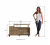 Imagen de Rack TV Atenas Color Miel 65x120x35.5cm