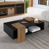 Imagen de Mesa Ratona Sense Negra Y Miel 90x57.6x32.8cm