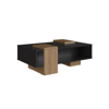 Imagen de Mesa Ratona Sense Negra Y Miel 90x57.6x32.8cm