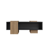 Imagen de Mesa Ratona Sense Negra Y Miel 90x57.6x32.8cm