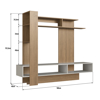 Imagen de Rack TV Smartfit Miel Y Arena 151,5x180x40cm