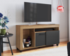 Imagen de Rack TV Nepal Miel Y Grafito 70x135x36cm