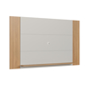 Imagen de Panel Para TV Blanco Y Miel 1 Estante 108x180x17.5cm