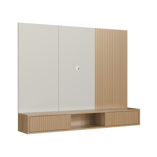Imagen de Panel Para TV Miel Y Arena 2 Puertas 108x134.7x26.8cm