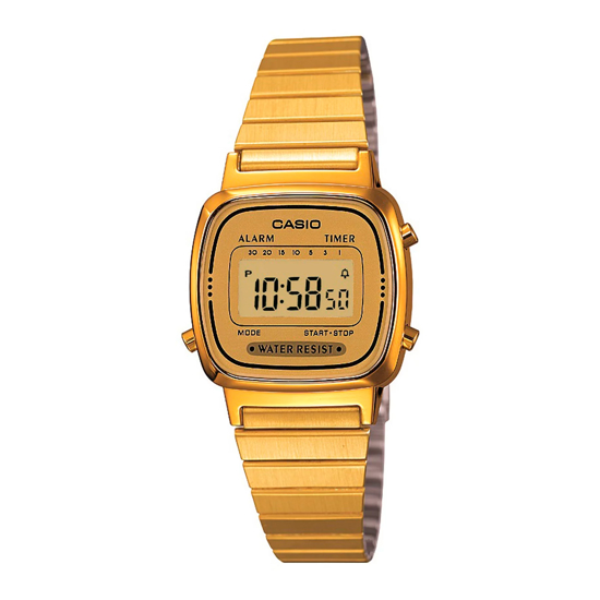 Imagen de Reloj Casio LA-670WGA-9DF Dorado