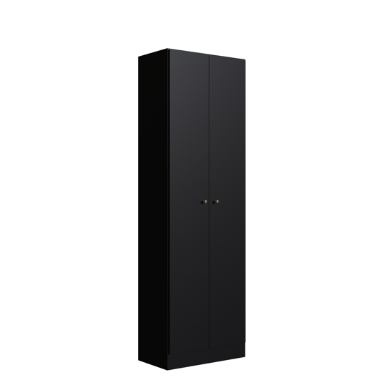Imagen de Multiuso Xangai Negro 2 Puertas 174.5x55x30cm