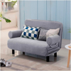 Imagen de Sofá Cama 2 Cuerpos Reclinable, Plegable con Posa Brazos
