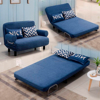 Imagen de Sofá Cama 2 Cuerpos Reclinable, Plegable con Posa Brazos