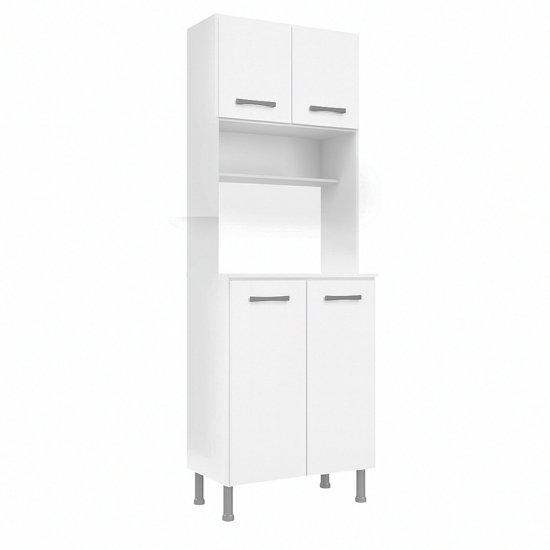 Imagen de Aparador Kenia Blanco 4 Puertas 1 Estante