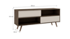 Imagen de Rack TV Germani 2 Puertas 136x57.5x36cm