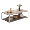 Imagen de Mesa Ratona 2 Niveles Nórdica Estante 120x60 cm
