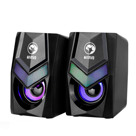 Imagen de Parlantes Gamer USB RGB Marvo Havoc 10