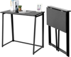 Imagen de Escritorio Plegable Madera y Metal 80cm Negro