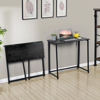 Imagen de Escritorio Plegable Madera y Metal 80cm Negro
