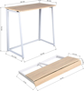 Imagen de Escritorio Plegable Madera y Metal 80cm Blanco