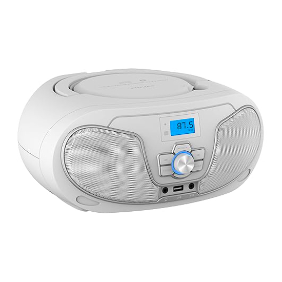 Imagen de Radio y Reproductor de CD Philips TAZ3300 Blanco