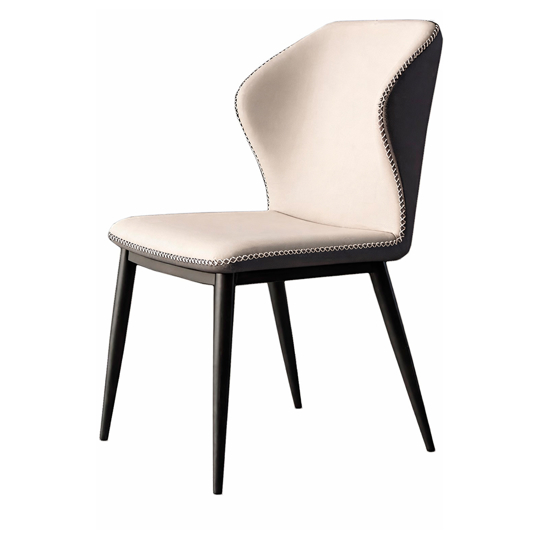 Imagen de Silla de Comedor con Respaldo Color Beige