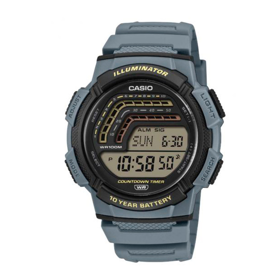Imagen de Reloj Casio WS-1800-2A Digital Gris