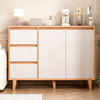 Imagen de Armario Minimalista Blanco y Madera 100x80x30cm