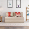 Imagen de Sofá Cama Moderno 2 Cuerpos Beige