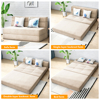 Imagen de Sofá Cama Moderno 2 Cuerpos Beige