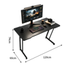 Imagen de Escritorio 120 cm Hierro y Madera Mövi Gamers