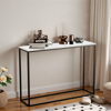 Imagen de Aparador Mesa de Arrime Hierro Madera 80cm Blanco Mövi