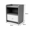 Imagen de Mesa de Luz MDF 33x30x40cm Mövi