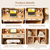 Imagen de Escritorio Cajones y Estantería 70cm MDF Mövi Color Natural
