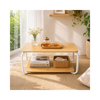 Imagen de Mesa Ratona 2 Niveles Estante 100x60cm Mövi