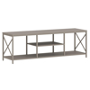 Imagen de Rack Industrial Madera Metal Con Estantes 140x40cm Mövi