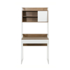 Imagen de Escritorio Industrial 80cm Gabinete Estante y Cajón Mövi